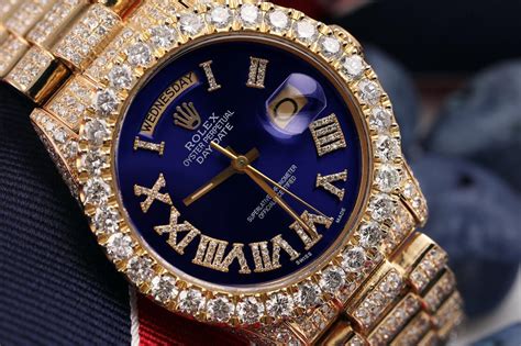 iced out rolex presidential replica|fully iced out rolex.